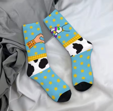 CALZINI DI COTONE TOY STORY CIELO