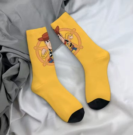 CALZINI DI COTONE TOY STORY GIALLI
