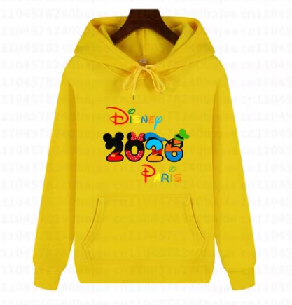 FELPA DI COTONE CON CAPPUCCIO DISNEY 2026 PARIS