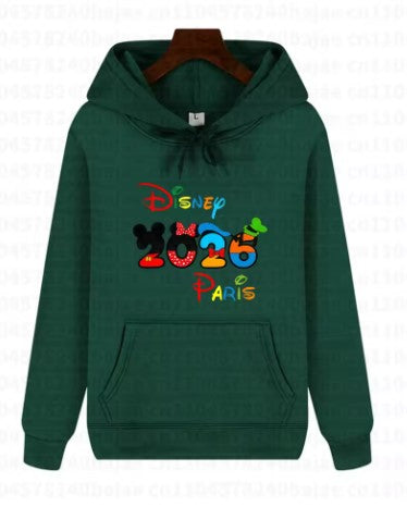 FELPA DI COTONE CON CAPPUCCIO DISNEY 2026 PARIS