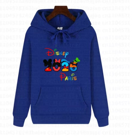 FELPA DI COTONE CON CAPPUCCIO DISNEY 2026 PARIS