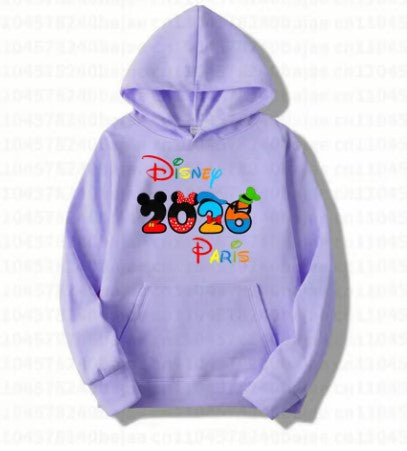 FELPA DI COTONE CON CAPPUCCIO DISNEY 2026 PARIS
