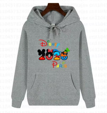 FELPA DI COTONE CON CAPPUCCIO DISNEY 2026 PARIS