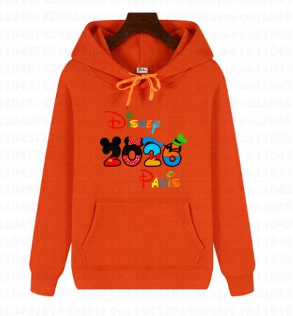 FELPA DI COTONE CON CAPPUCCIO DISNEY 2026 PARIS