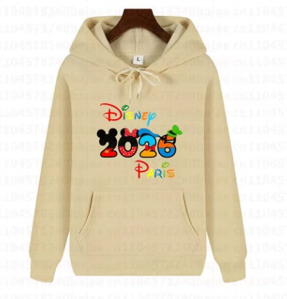 FELPA DI COTONE CON CAPPUCCIO DISNEY 2026 PARIS