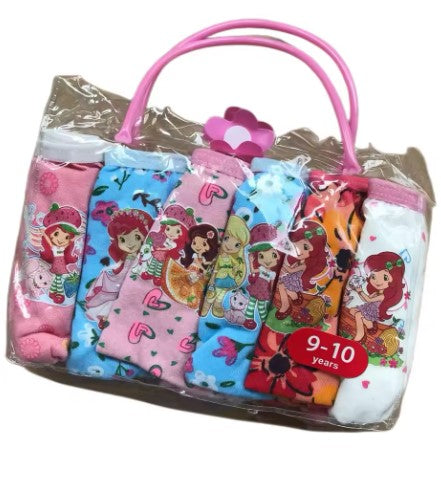 SET 6 PEZZI CON BORSA PRINCIPESSA ELSA ANA SOFIA DESIGN SLIP TAGLIE DA 9 A 12 ANNI