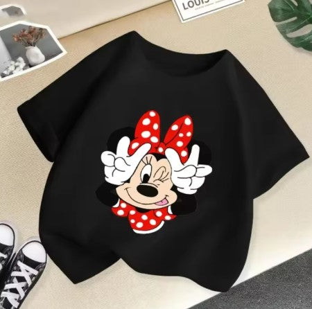 T-SHIRT DI COTONE DISNEY MINNIE TAGLIA DA 5 ANNI IN SU