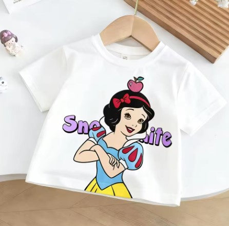 MAGLIETTINE DI COTONE ADORABILI PER BAMBINE E BAMBINI TAGLIA DA 3 MESI A 6 ANNI