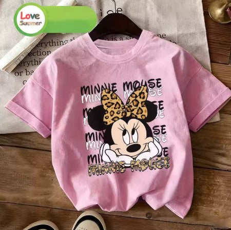 T-SHIRT DI COTONE MINNIE MOUSE TAGLIA DA 5 ANNI IN SU