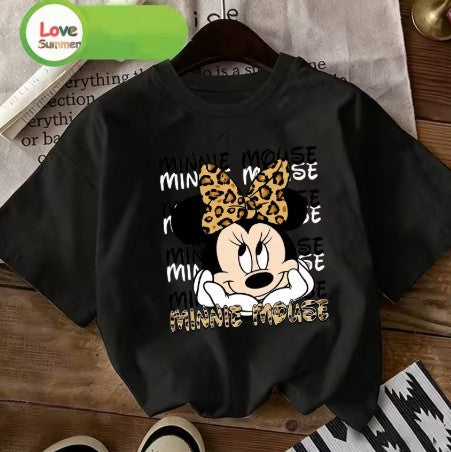 T-SHIRT DI COTONE MINNIE MOUSE TAGLIA DA 5 ANNI IN SU