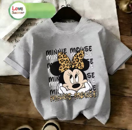 T-SHIRT DI COTONE MINNIE MOUSE TAGLIA DA 5 ANNI IN SU