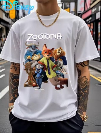 T-SHIRT DA UOMO DI COTONE ZOOTOPIA 2