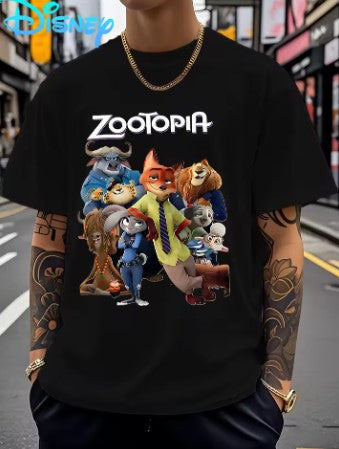 T-SHIRT DA UOMO DI COTONE ZOOTOPIA 2
