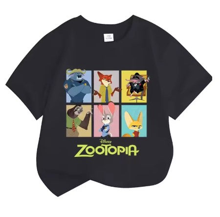 T-SHIRT ZOOTOPIA DI COTONE DA 4 ANNI IN SU